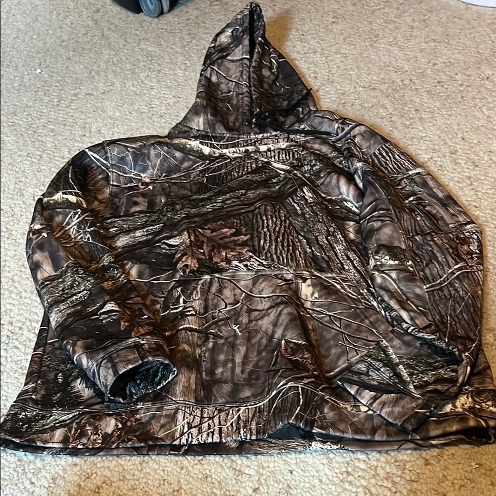 Worth Brown Raincoat with Hood and Water-Resistant Finish